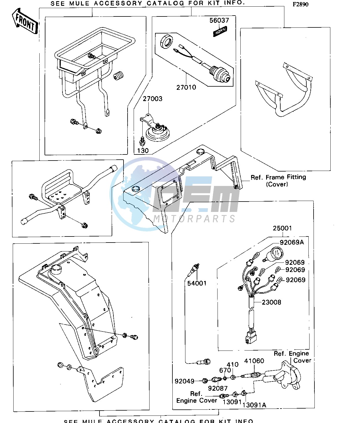 OPTIONAL PARTS-- FRONT- -