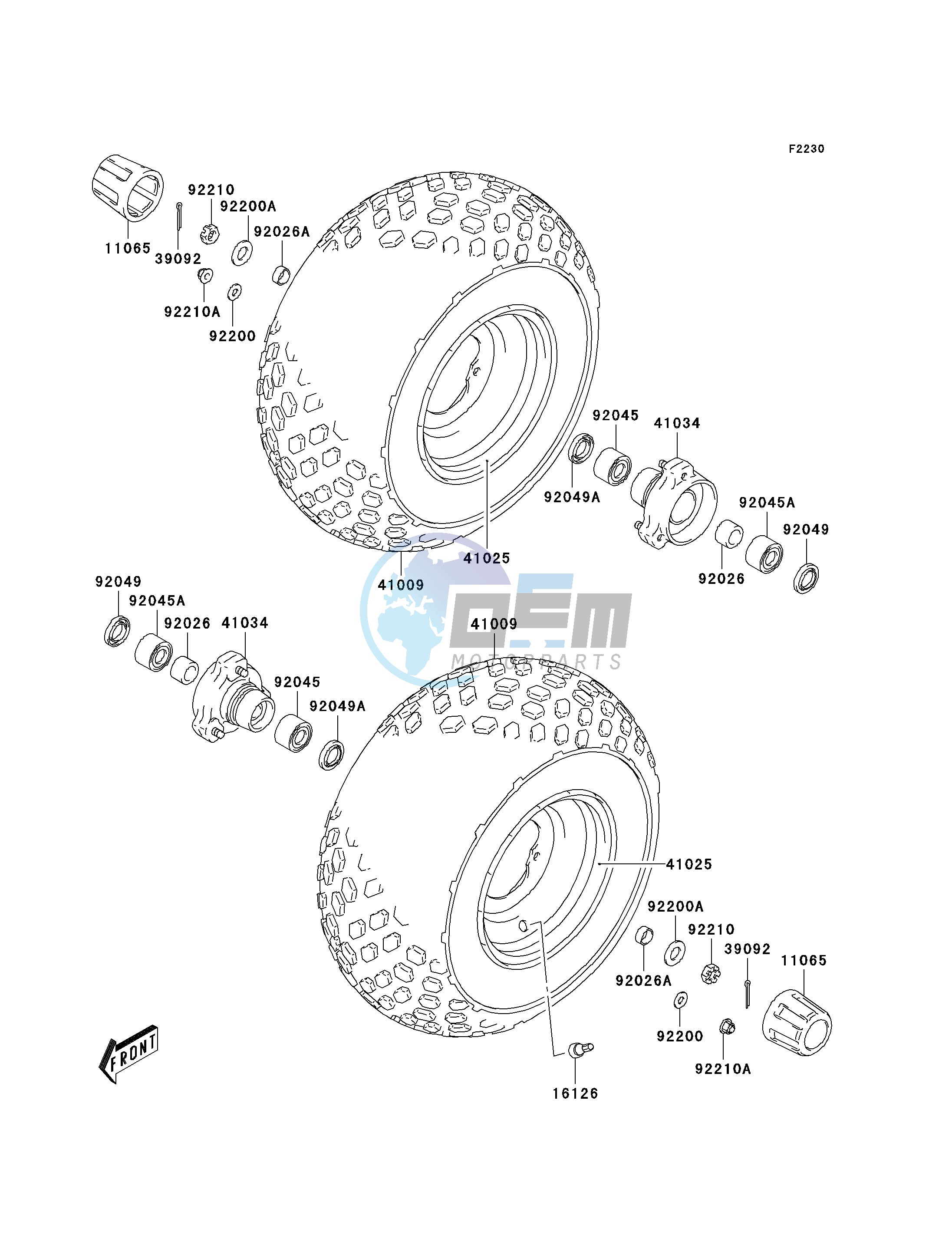 FRONT HUB