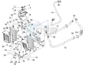 GT 250 ie 60 deg (Euro 3) UK drawing Cooling system