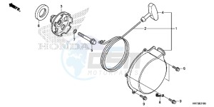 TRX420FA5F TRX420F Europe Direct - (ED) drawing RECOIL STARTER