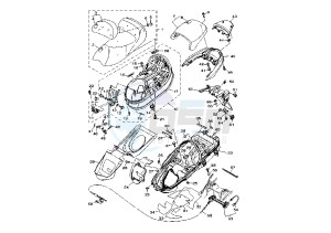 YP MAJESTY 400 drawing SEAT