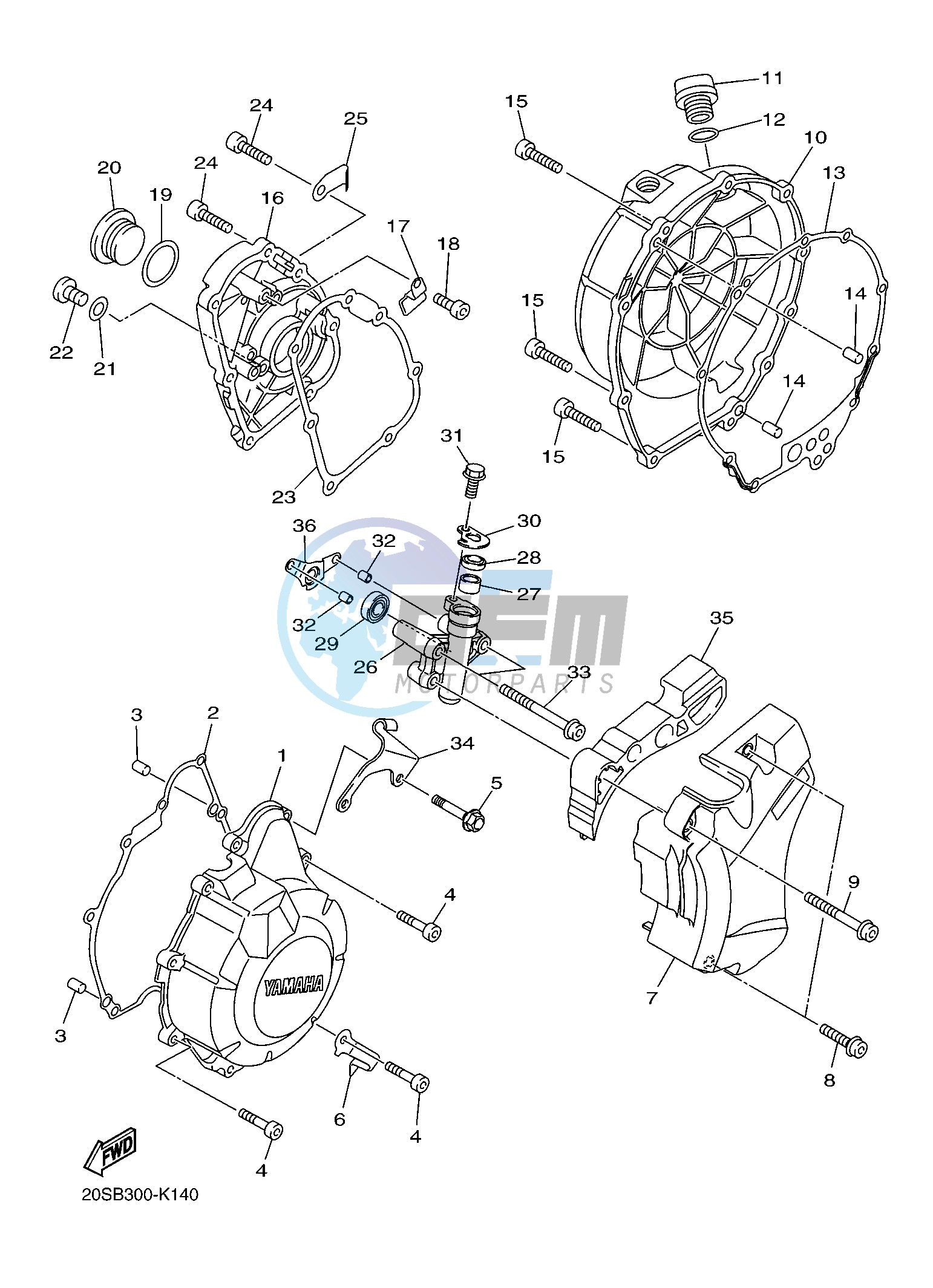 CRANKCASE COVER 1