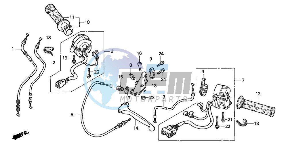 HANDLE LEVER/SWITCH/CABLE (1)