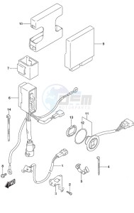 DF 50A drawing PTT Switch/Engine Control Unit