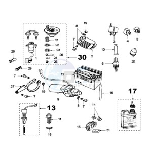 XR6 E2 drawing ELECTRIC PART