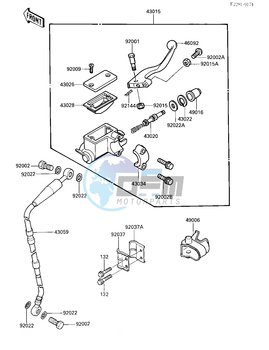 FRONT MASTER CYLINDER