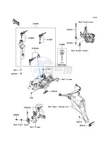 VERSYS KLE650A8F GB XX (EU ME A(FRICA) drawing Ignition Switch