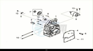 HD 300 (LS30W2Z1-EU) (M2) drawing R.CRANKCASE / HD300 (LS30W2Z1-EU) (M2)