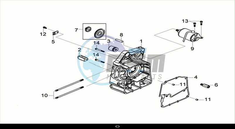 R.CRANKCASE / HD300 (LS30W2Z1-EU) (M2)