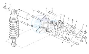 TUONO 1100 V4 RF E4 ABS (APAC) drawing Rear shock absorber