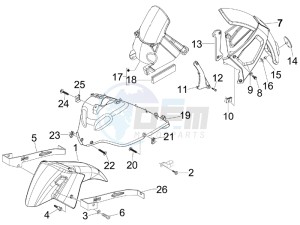 SR 300 Max drawing Wheel housing - Mudguard