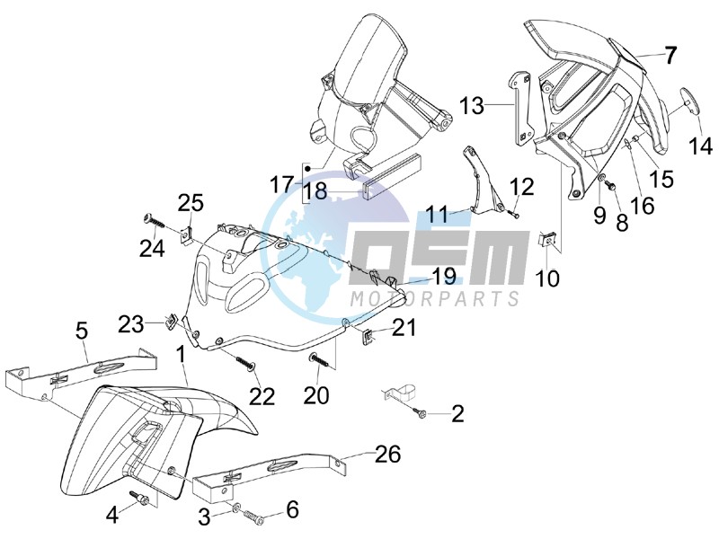 Wheel housing - Mudguard