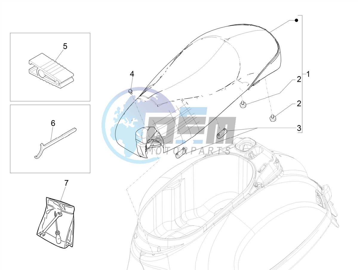 Saddle/seats