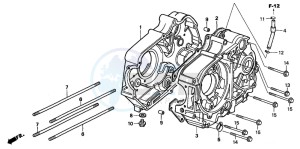 XR50R drawing CRANKCASE