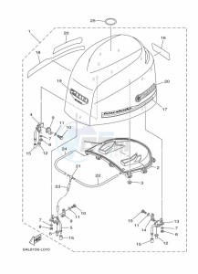 F200BETX drawing FAIRING-UPPER