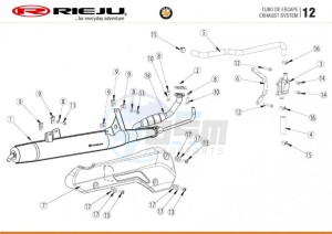 BYE-BIKE-EURO4-BLACK 50 drawing EXHAUST