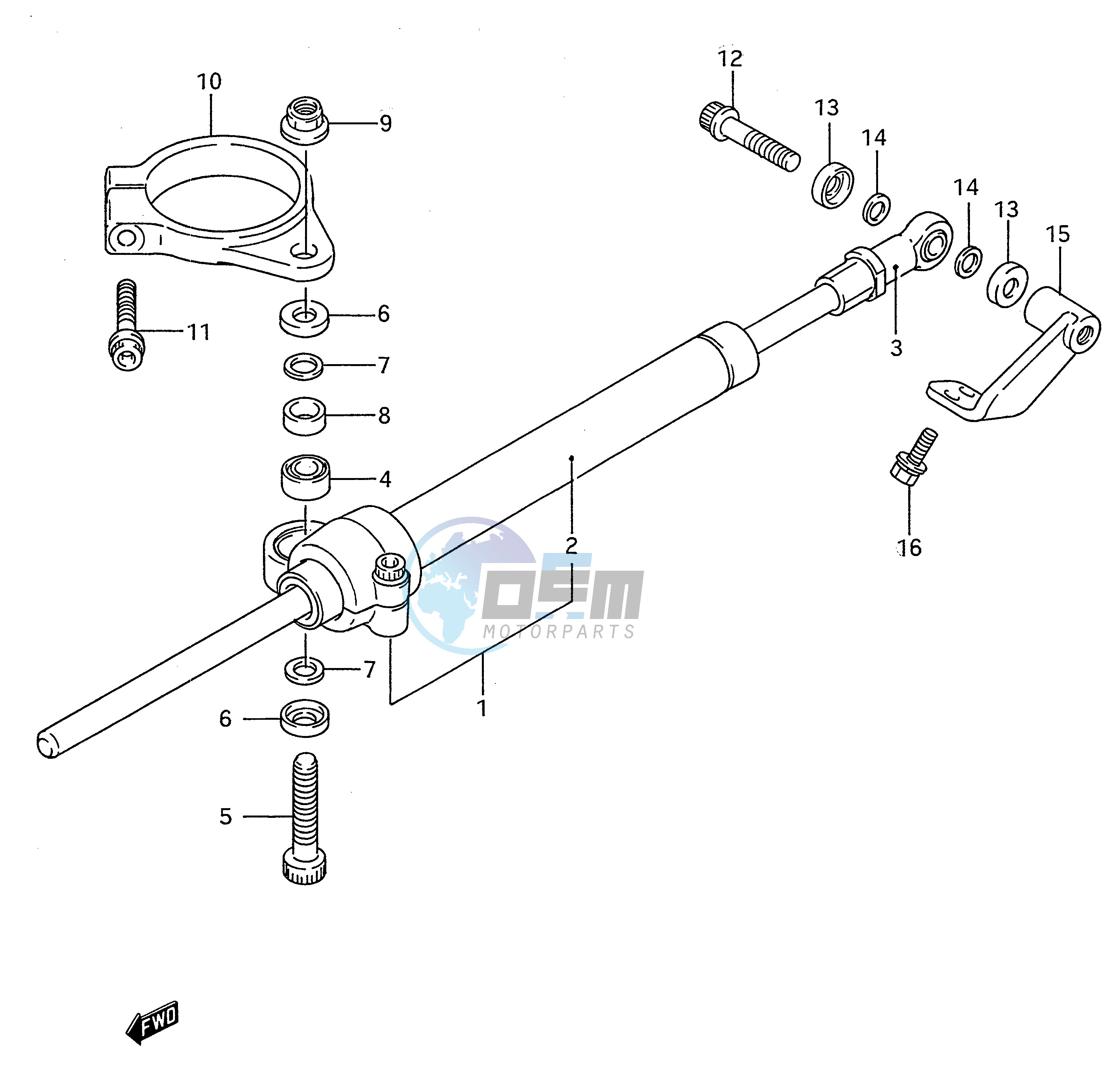 STEERING DAMPER (MODEL N P)