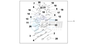 VFR1200XD CrossTourer - VFR1200X Dual Clutch 2ED - (2ED) drawing FRONT FOG LAMP ATTACHMENT KIT