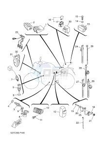 MT125 MT-125 (BR33 BR33 BR33 BR33 BR33) drawing ELECTRICAL 2