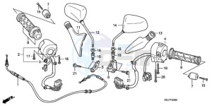 FES1509 Europe Direct - (ED / 2ED) drawing SWITCH/CABLE/MIRROR