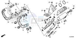 SXS700M2H Europe Direct - (ED) drawing EXHAUST MUFFLER