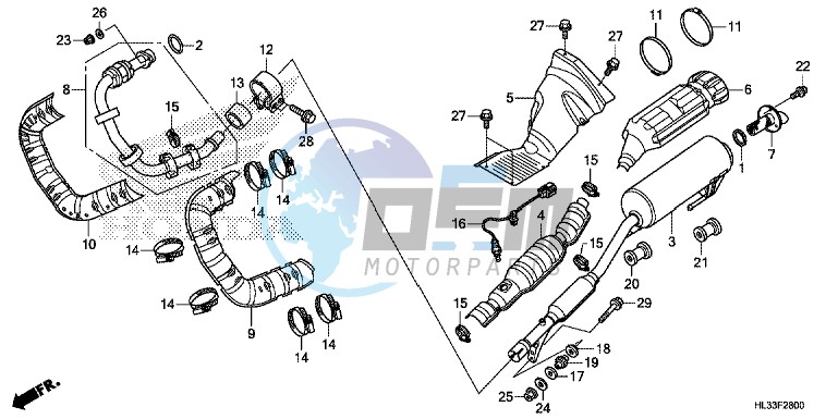 EXHAUST MUFFLER