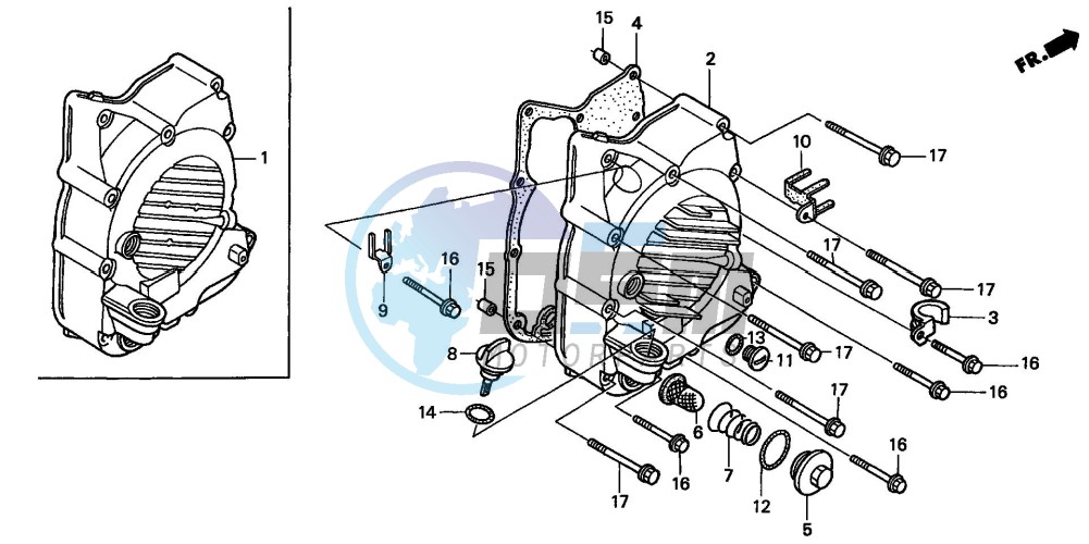 RIGHT CRANKCASE COVER