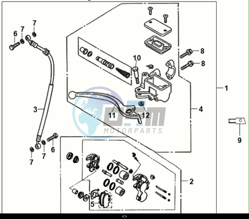 FRONT BRAKE MASTER CYLINDER