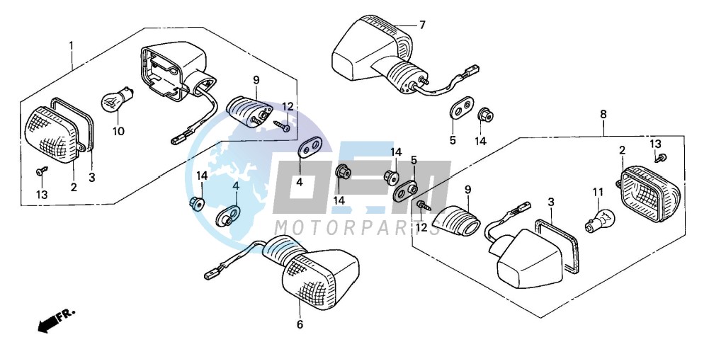 WINKER (CBR600F4-CM)