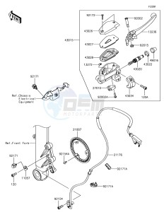 NINJA 650 EX650KHF XX (EU ME A(FRICA) drawing Front Master Cylinder