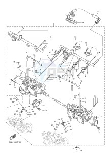 FJR1300AE FJR1300-AE (B961) drawing INTAKE 2