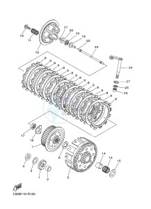 YZ250F (1SMD 1SMF 1SMG 1SMH) drawing CLUTCH