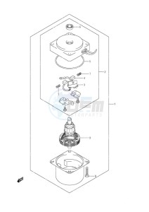 DF 9.9 drawing PTT Motor Power Tilt/Tiller Handle