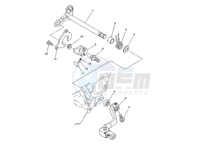 YZ 250 drawing SHIFT SHAFT