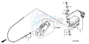 CBR1000RR9 Europe Direct - (ED / MME) drawing SERVO MOTOR