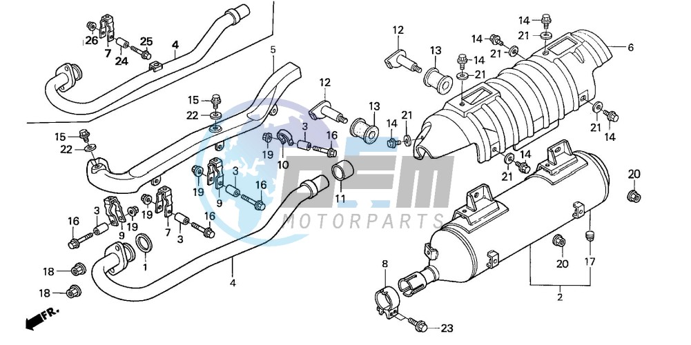 EXHAUST MUFFLER