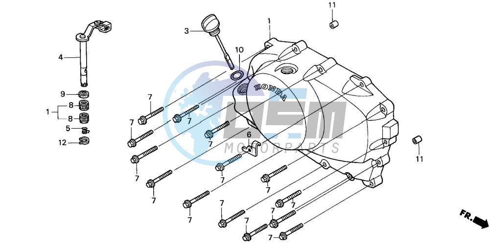 RIGHT CRANKCASE COVER