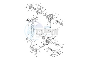 FZ1 1000 drawing WATER PUMP