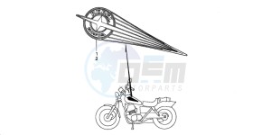 CMX250C REBEL drawing MARK(CMX250CT-CM)