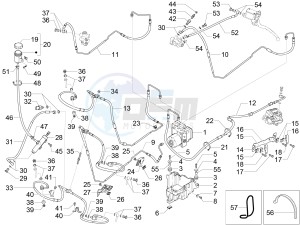 MP3 300 HPE (EMEA, APAC) drawing ABS Brake system