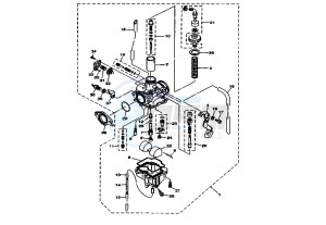 YBR 125 drawing CARBURETOR