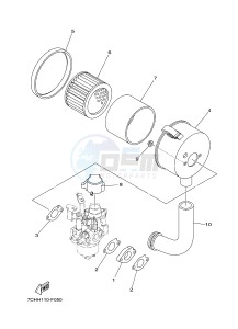 EF3000ISE GASOLINE I 177 (7CHS 7CHS) drawing INTAKE