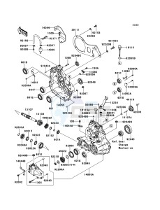 MULE_610_4X4 KAF400AEF EU drawing Gear Box