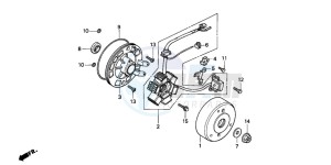 C70CW drawing GENERATOR