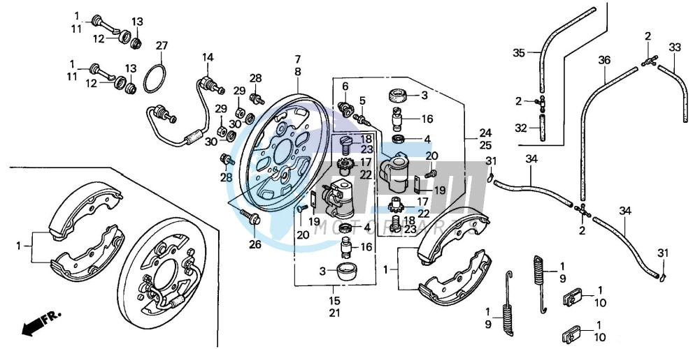 FRONT BRAKE PANEL