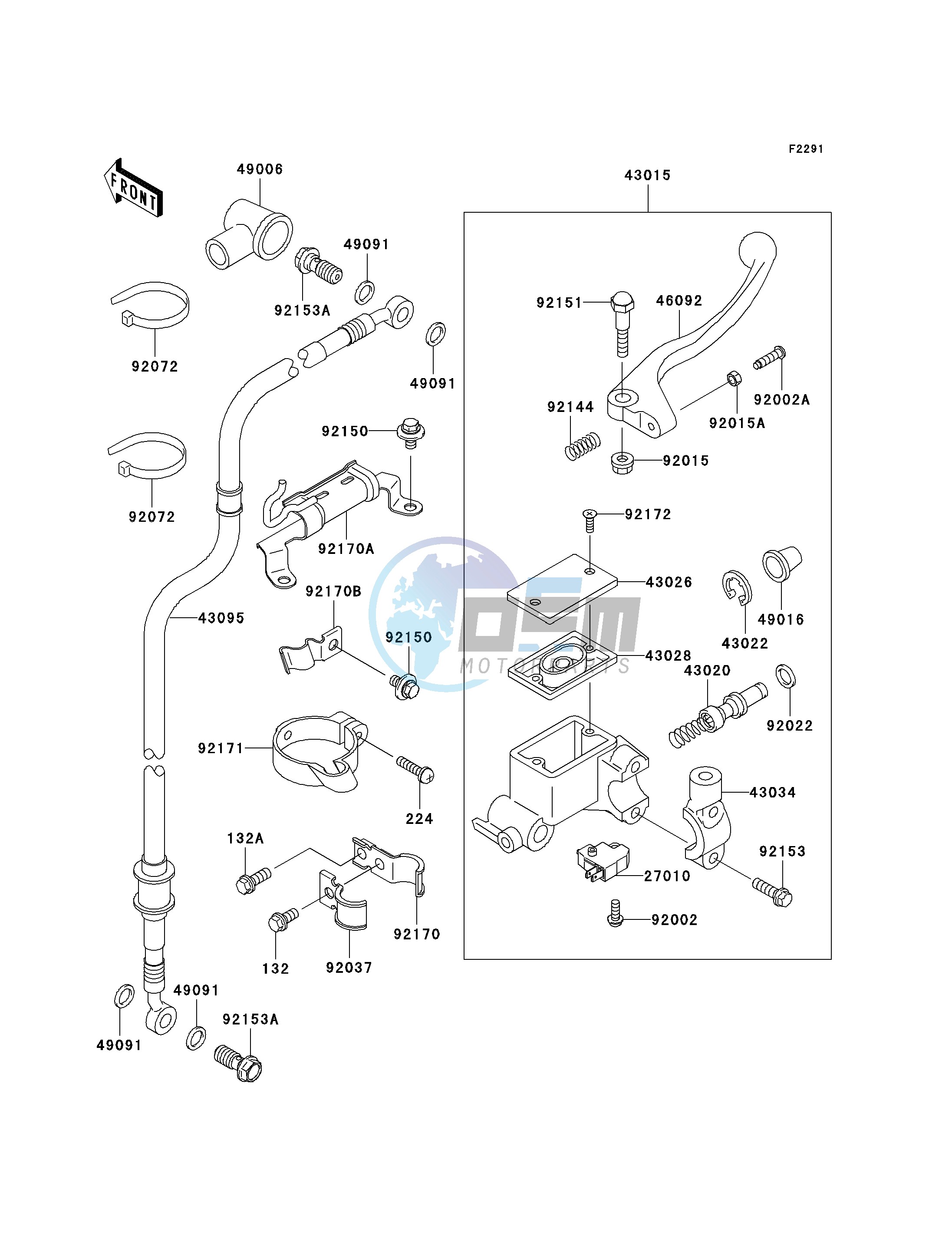 FRONT MASTER CYLINDER