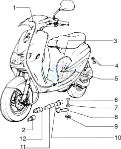 Zip 50 fast rider RST drawing Transmissions