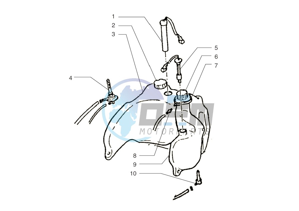 Fuel tank-Oil tank