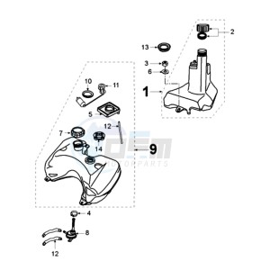 VIVA NUV drawing TANK AND FUEL PUMP