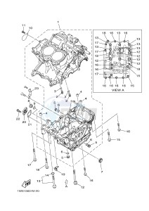 MT07A MT-07 ABS 700 (1XBC) drawing CRANKCASE